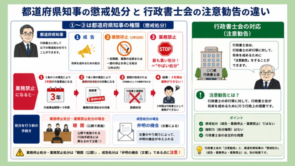 行政書士法の定める聴聞は、行政事件手続法の例外！